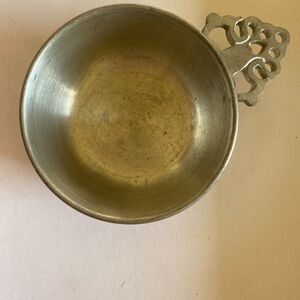 Pewter vintage bowl